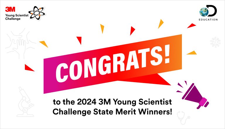 3M and Discovery Education Recognize 26 State Merit Winners and Four Honorable Mentions in 2024 3M Young Scientist Challenge 