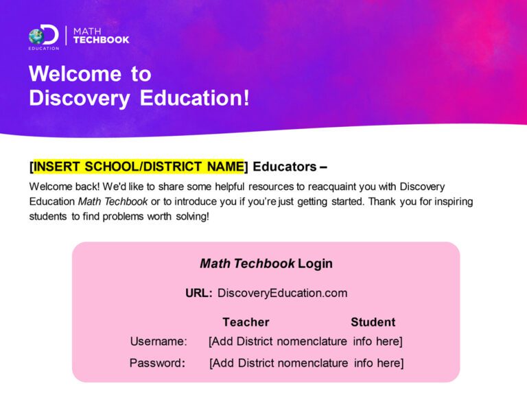 de comms kit math techbook