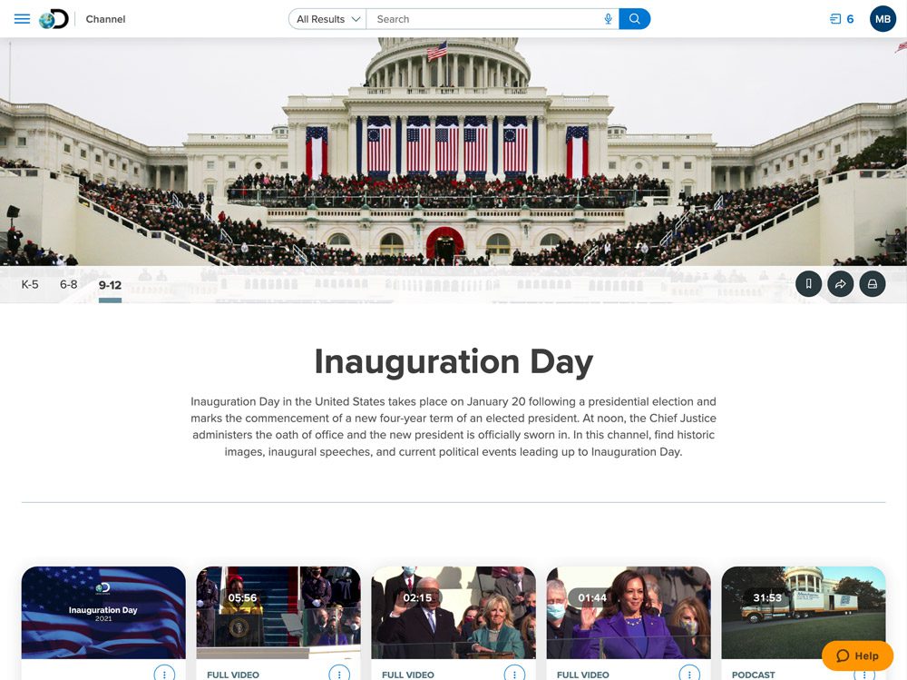 inauguration channel