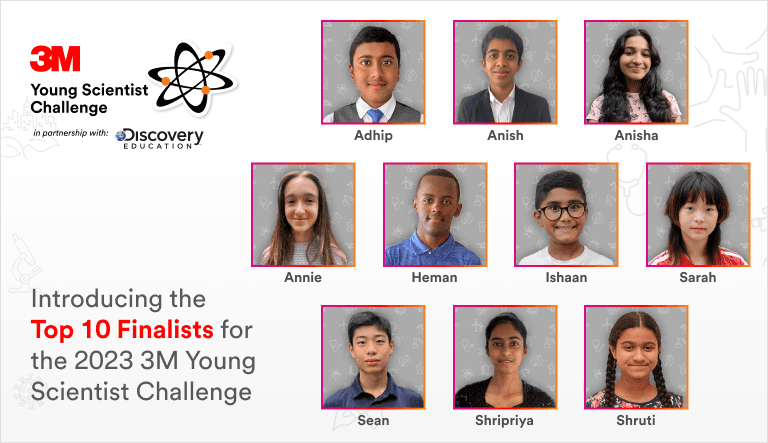 3M Young Scientist Challenge Announces 2023 National Finalists