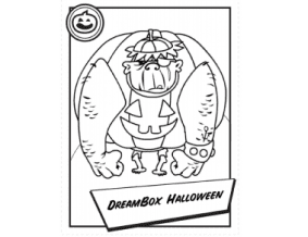 dreambox activity center Halloween Coloring Pages