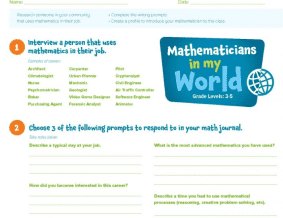 dreambox activity center Mathematicians In My World 3 5