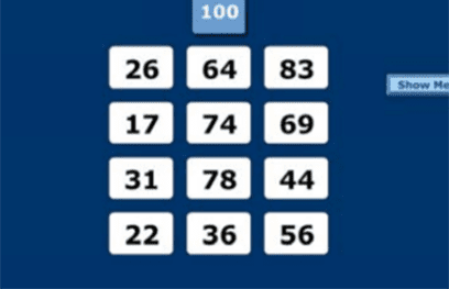 dreambox math teacher tools matching pairs of 100