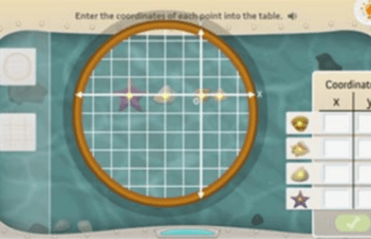 dreambox teacher tools Geometry Coordinate Grids: Location and Measurement