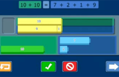 dreambox teacher tools Number Sense and Equivalence Build Expression Equal to Twenty