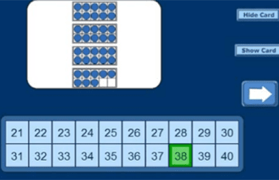 dreambox teacher tools Number Sense and Equivalence Numbers to Forty on the TenFrame