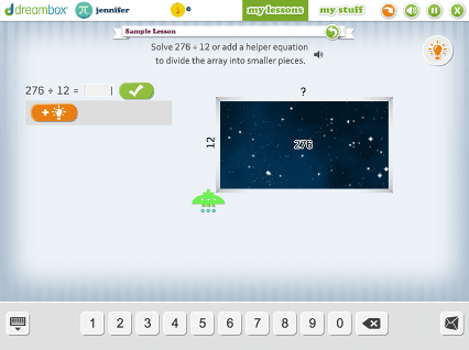 Math Fourth Grade Division by Modeling Partial Quotients