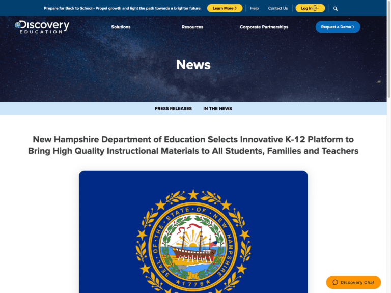 New Hampshire DE News